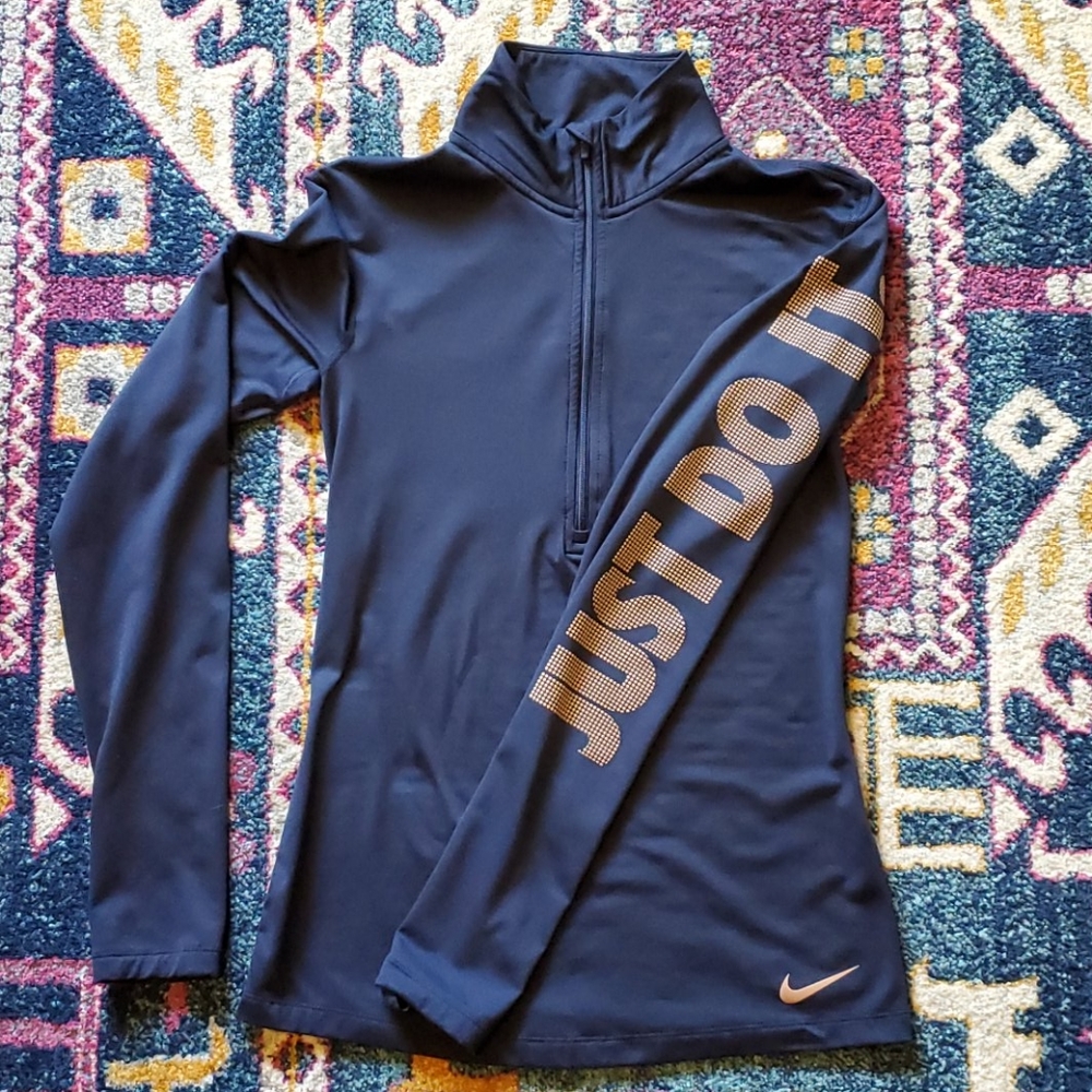 Nike Pro Hyperwarm 1/4 Zip Pullover - image 1